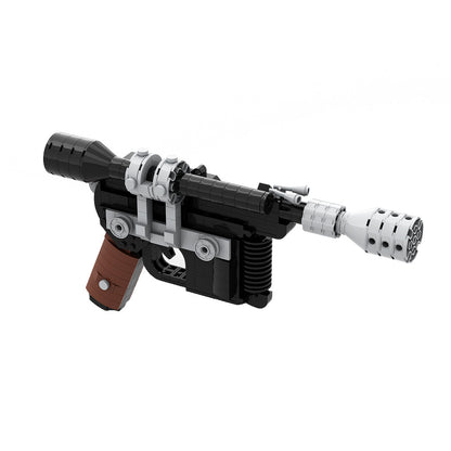 han solo dl-44 blaster building set | star wars | moc-33590 - 4