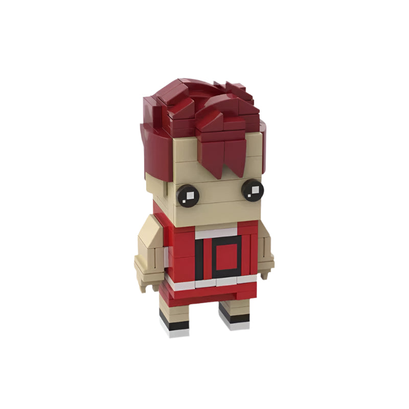 hanamichi sakuragi brickheadz moc | slam dunk | lego-compatible set - 1