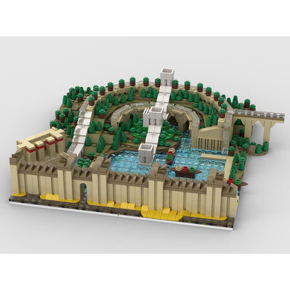 Hanging Gardens of Nineveh & Aqueduct MOC Building Kit - 1