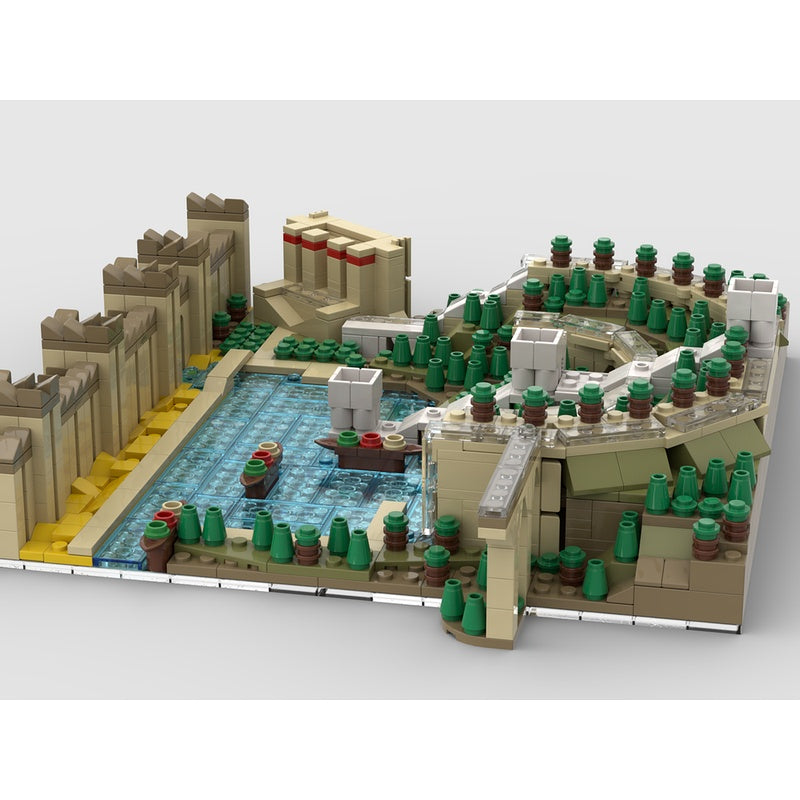 Hanging Gardens of Nineveh & Aqueduct MOC Building Kit - 2