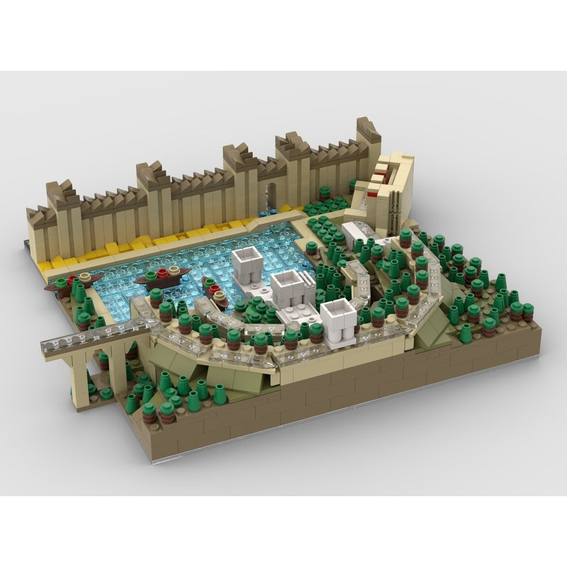 Hanging Gardens of Nineveh & Aqueduct MOC Building Kit - 3