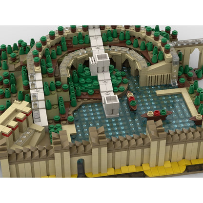 Hanging Gardens of Nineveh & Aqueduct MOC Building Kit - 6
