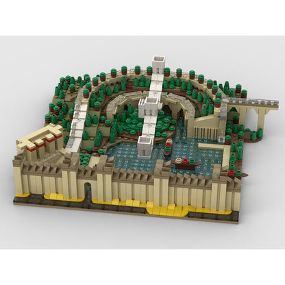 Hanging Gardens of Nineveh & Aqueduct MOC Building Kit - 7