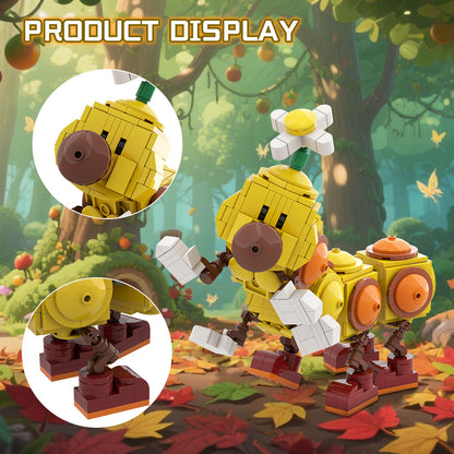 happy wiggler building set | super mario | moc-163071 - 2