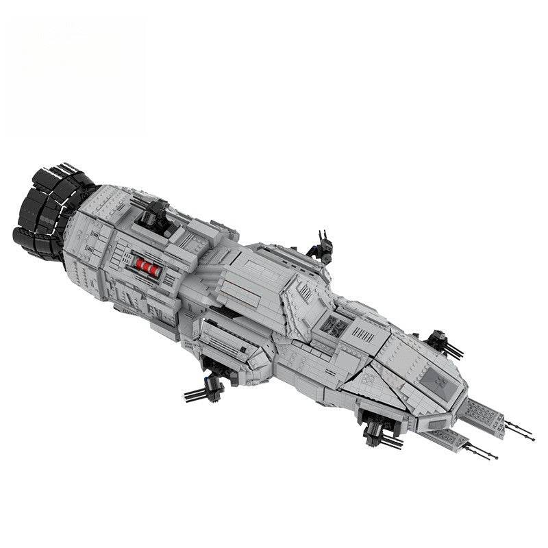 Hard Sci-Fi Corvette Deep Space Martian Gunship Building Kit | LEGO-Compatible MOC - 1