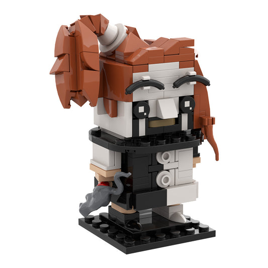 harley quinn art the clown building set | terrifier | lego compatible - 5