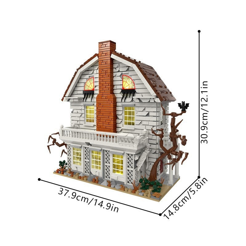 Haunted Apartment MOC Building Kit | Horror Architecture Model - 3