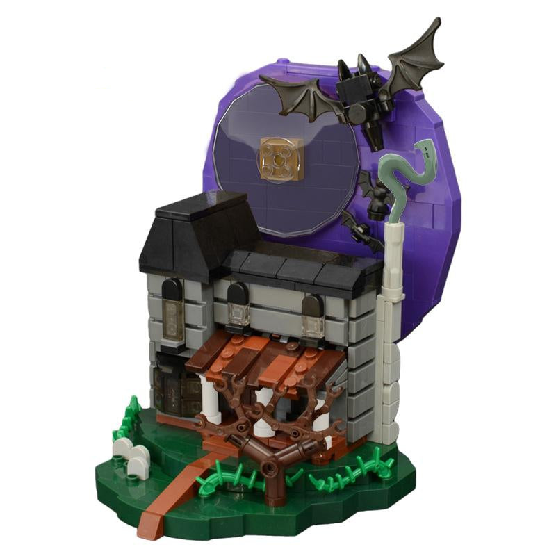 Haunted House Building Kit | Halloween | LEGO-Compatible MOC - 1