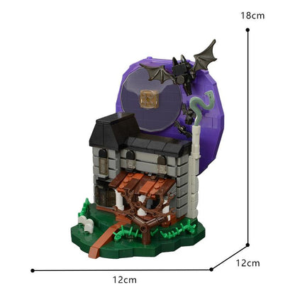 Haunted House Building Kit | Halloween | LEGO-Compatible MOC - 4