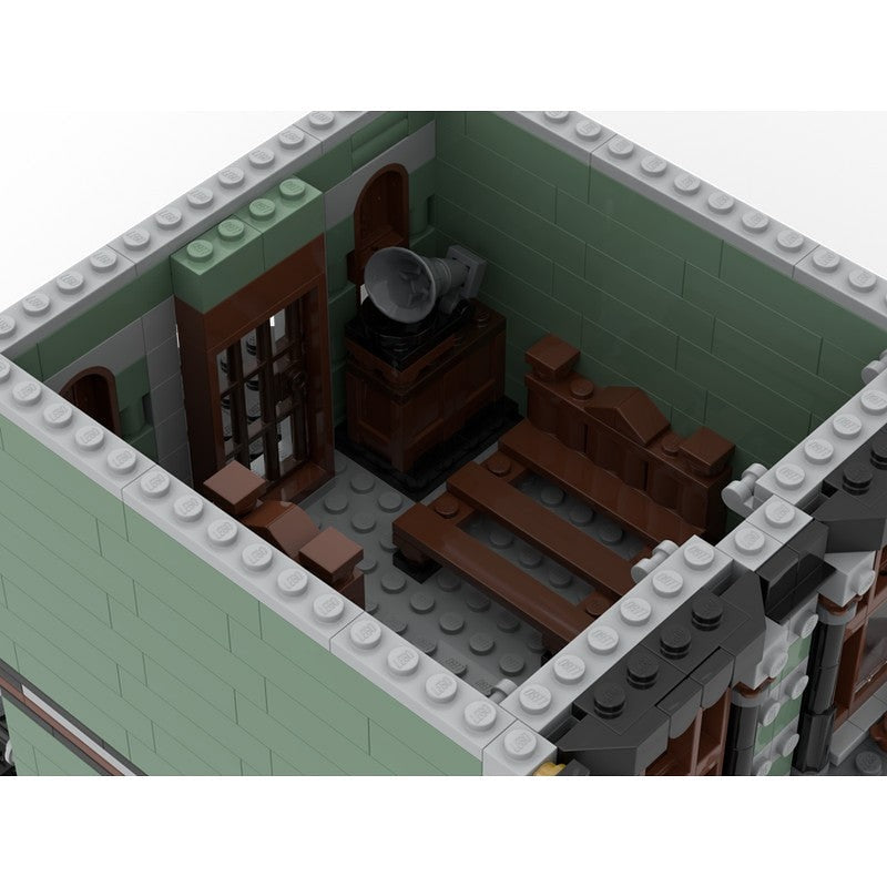 Haunted House MOC Building Kit | Spooky Architecture Display Model - 2
