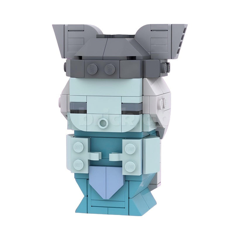 Haunted Manor Ghost Character BrickHeadz Building Kit | LEGO-Compatible MOC - 9