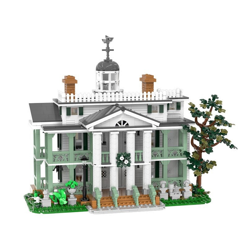 Haunted Mansion MOC Building Kit | Ghost Manor Horror Diorama - 6