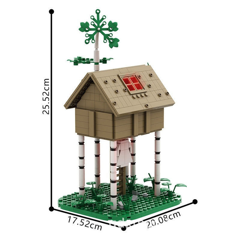 Haunted Tree House MOC Building Kit | Dark Woodland Architecture Model - 4