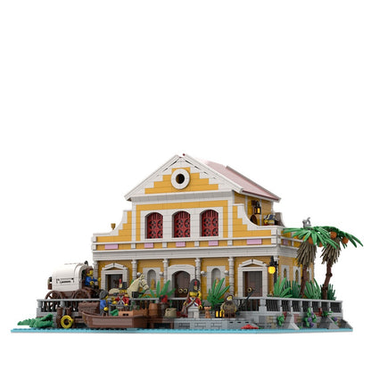 Havana Colonial Waterfront House MOC Building Kit - 5
