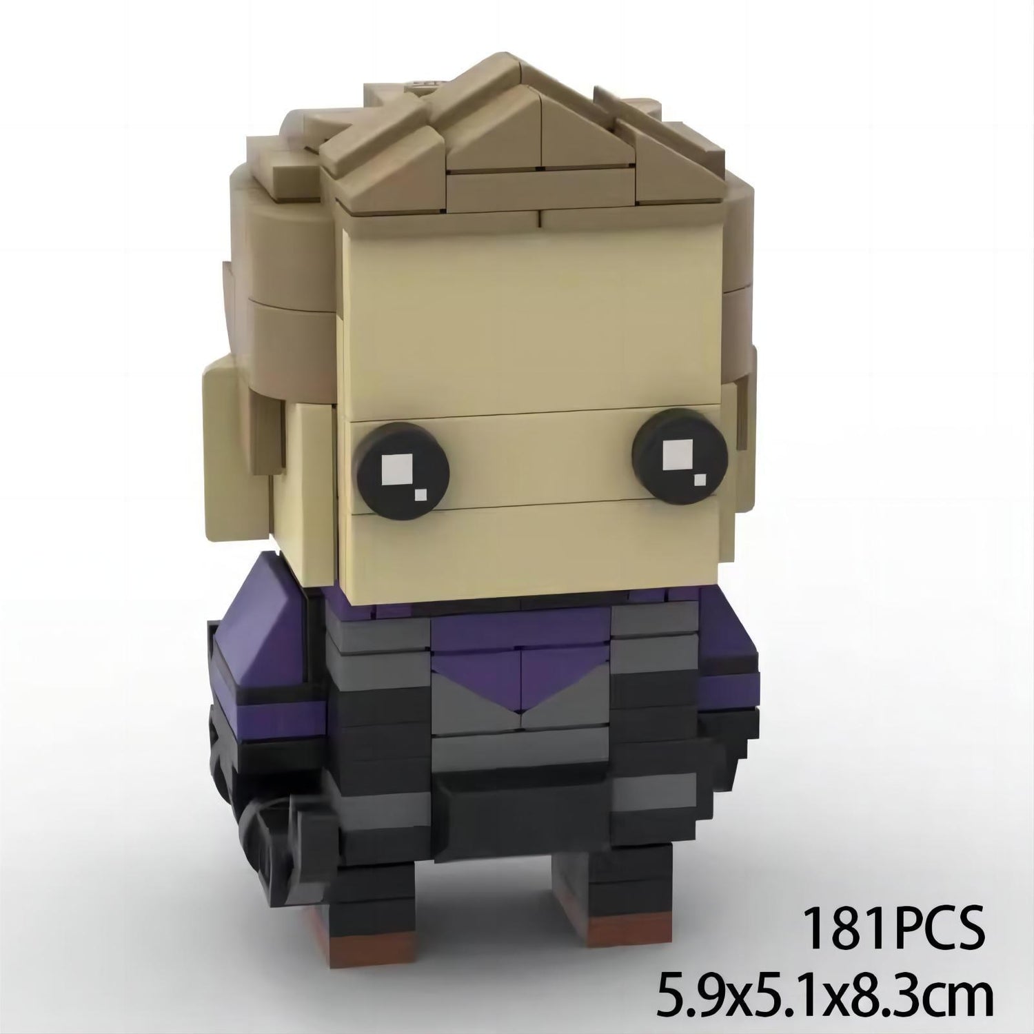 hawkeye brickheadz building toy | lego-compatible marvel moc - 1