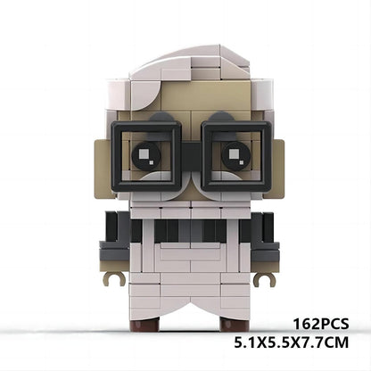 hayao miyazaki brickheadz moc set | lego-compatible mini blocks - 3