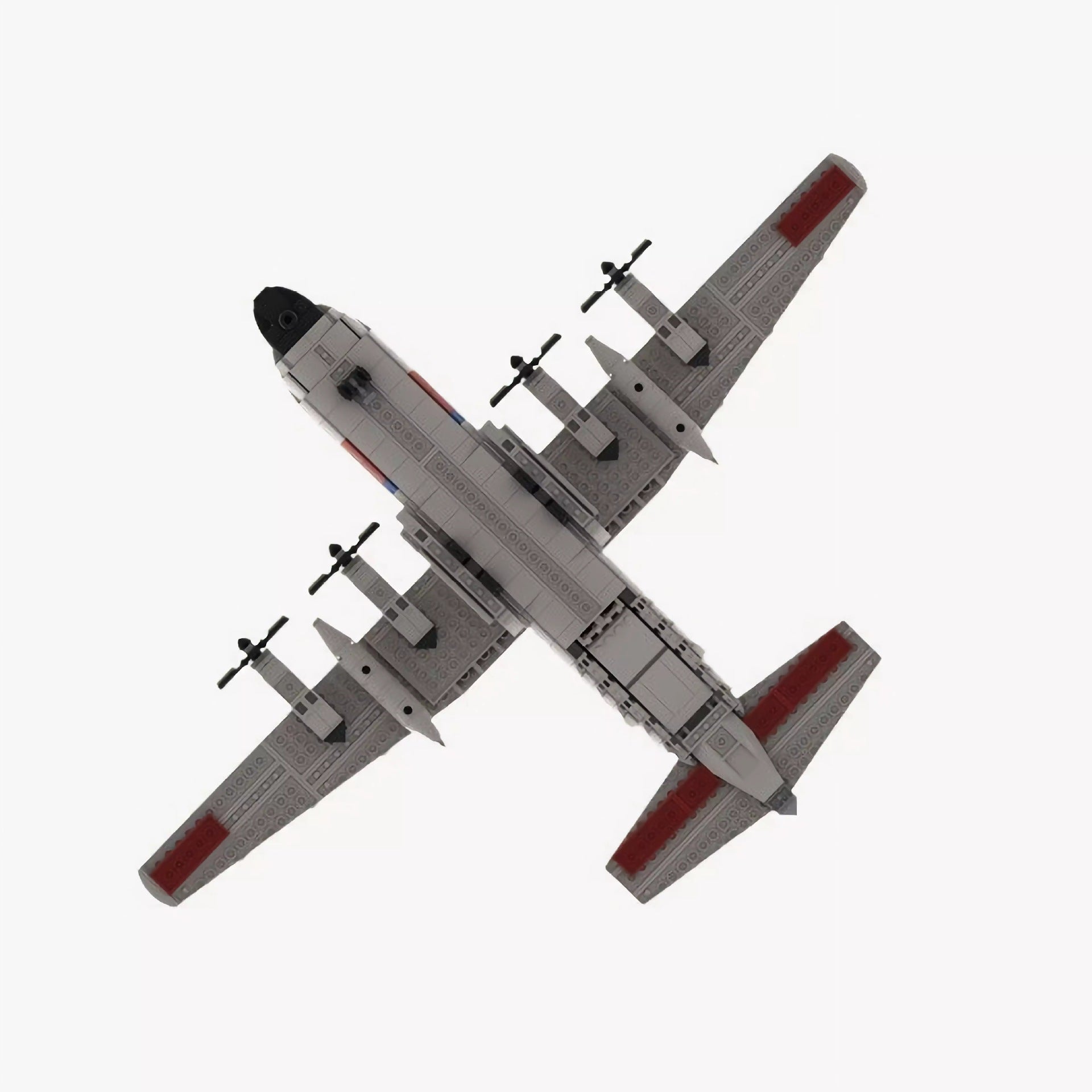 HC-130 Hercules USCG Building Kit | Mini-Scale | LEGO-Compatible MOC - 3