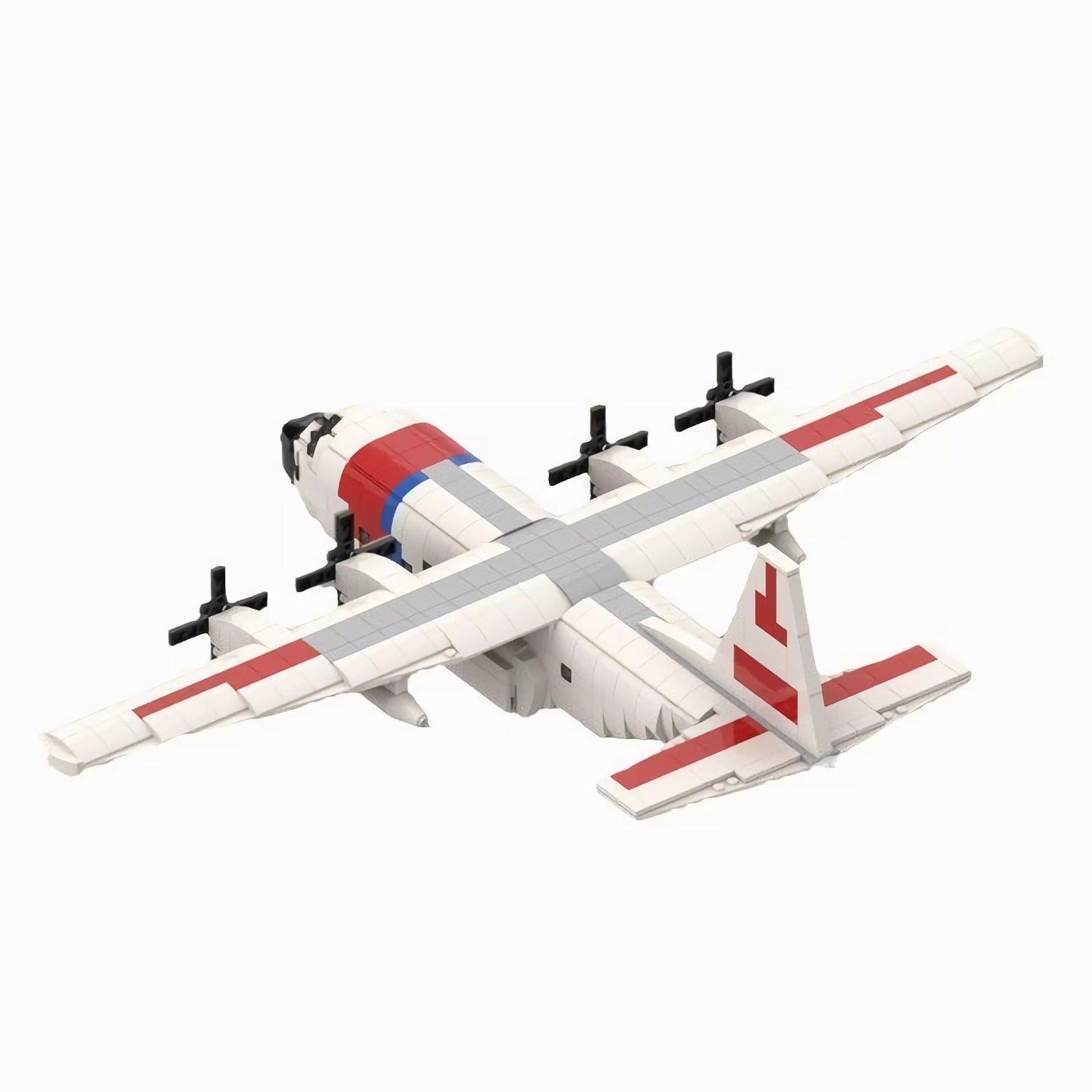 HC-130 Hercules USCG Building Kit | Mini-Scale | LEGO-Compatible MOC - 5