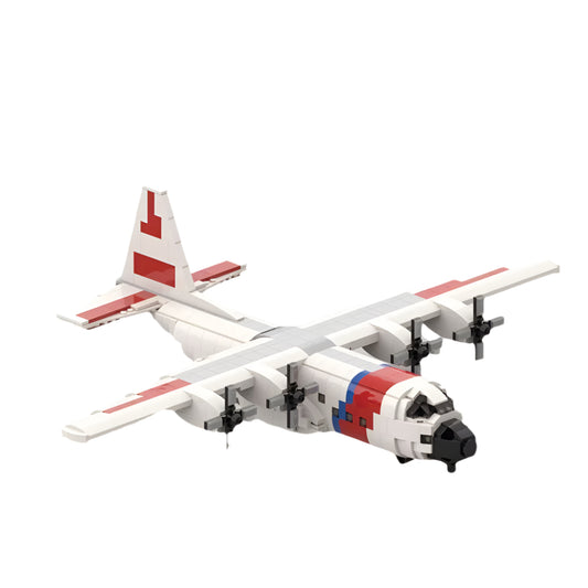 hc-130 hercules uscg building set | mini-scale | moc-122443 - 1
