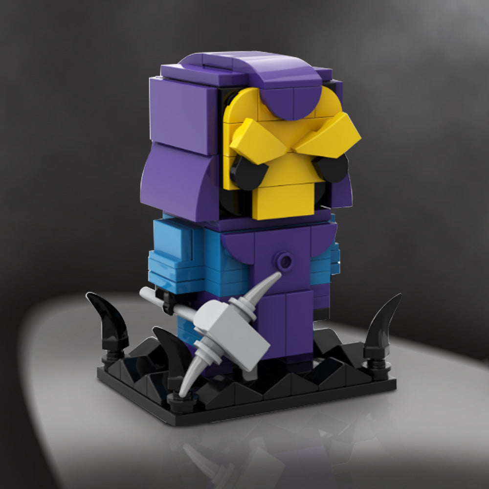 he-man and the masters of the universe brickheadz | skeletor | moc-143474 - 1