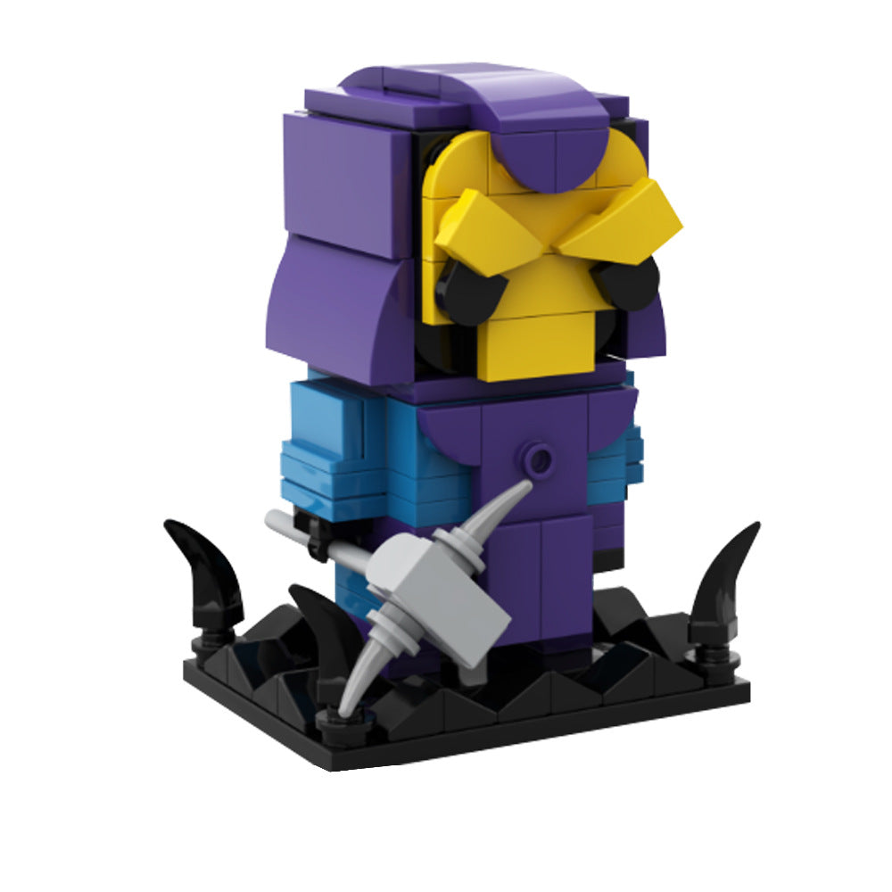 he-man and the masters of the universe brickheadz | skeletor | moc-143474 - 4