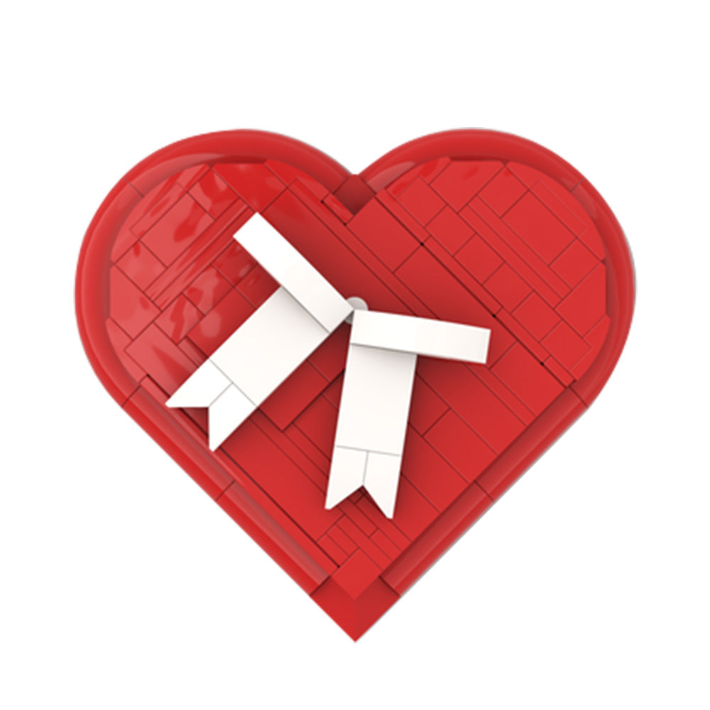 Heart Box Building Kit | Valentine's Day | LEGO-Compatible MOC - 1
