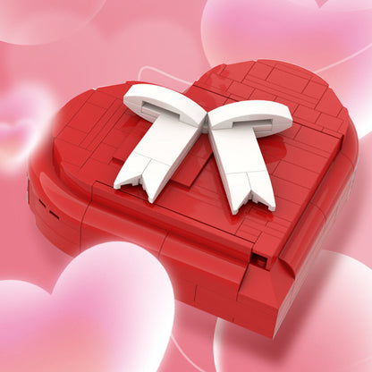 Heart Box Building Kit | Valentine's Day | LEGO-Compatible MOC - 2