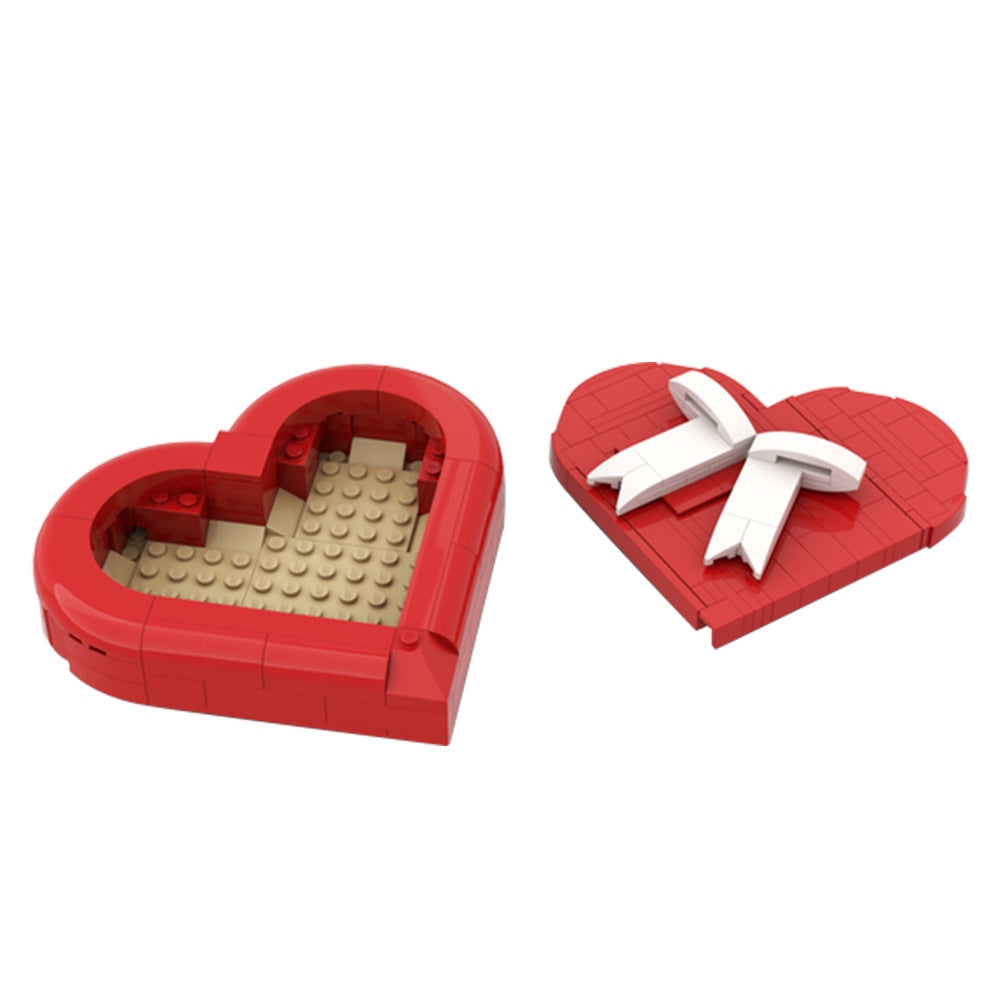 Heart Box Building Kit | Valentine's Day | LEGO-Compatible MOC - 3