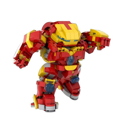 Heavy Armor Superhero Mecha MOC Building Kit | Armored Robot Model - 2