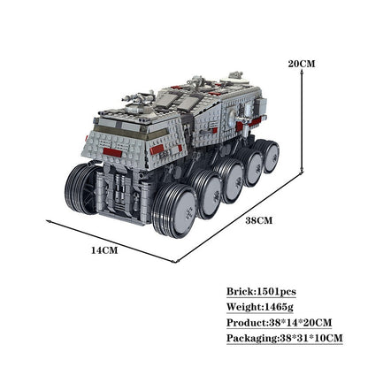 Heavy Assault Transport Building Kit | LEGO-Compatible MOC - 2
