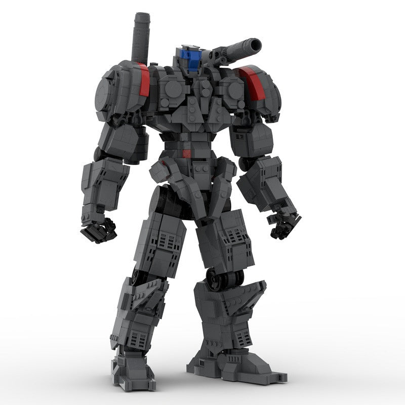 Heavy Combat Mecha MOC Building Kit | 14-Inch Sci-Fi Mechanical Figure - 1