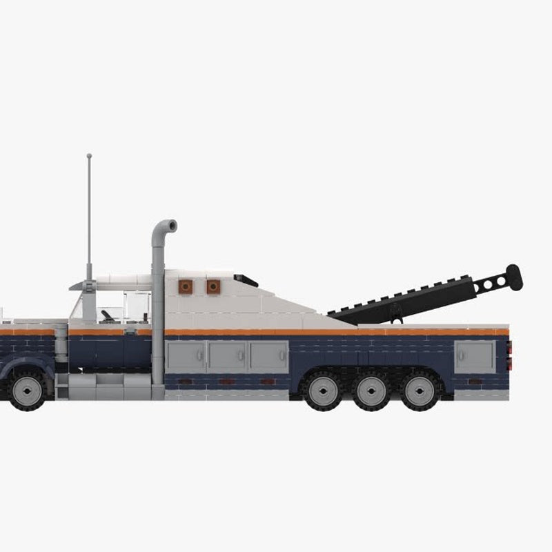 Heavy-Duty City Recovery Tow Truck MOC Building Kit - 3