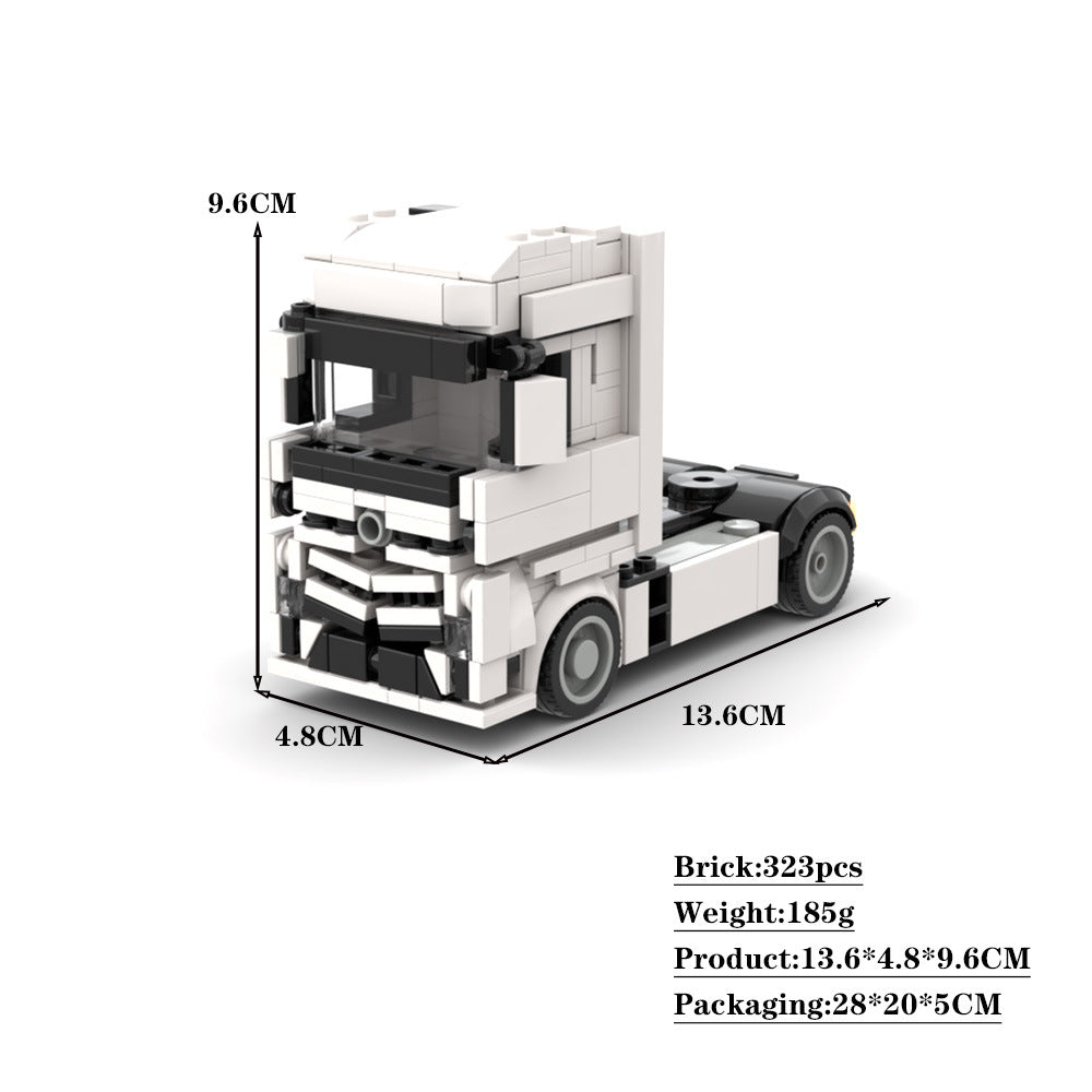 Heavy-Duty European Transport Truck Building Kit | LEGO-Compatible MOC - 2