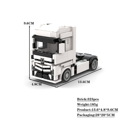 Heavy-Duty European Transport Truck Building Kit | LEGO-Compatible MOC - 2