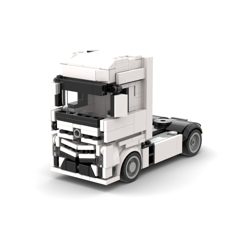 Heavy-Duty European Transport Truck Building Kit | LEGO-Compatible MOC - 3