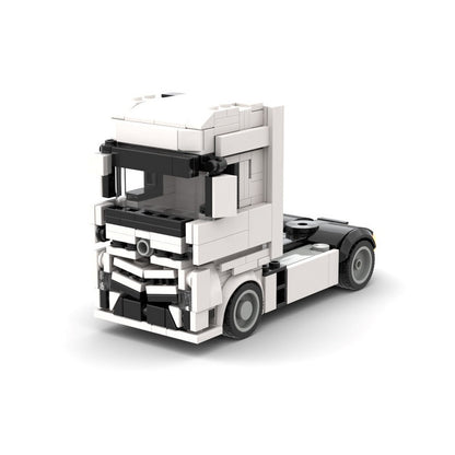 Heavy-Duty European Transport Truck MOC Building Kit | Cargo Vehicle Model - 1