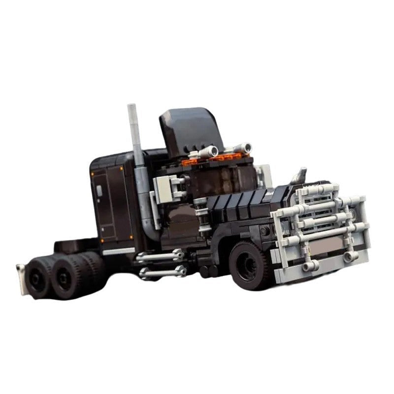 Heavy Duty R-Series Truck MOC Building Kit | Industrial Cargo Vehicle - 5