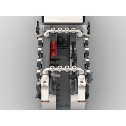 Heavy Duty Service Truck Building Kit | LEGO-Compatible MOC - 3