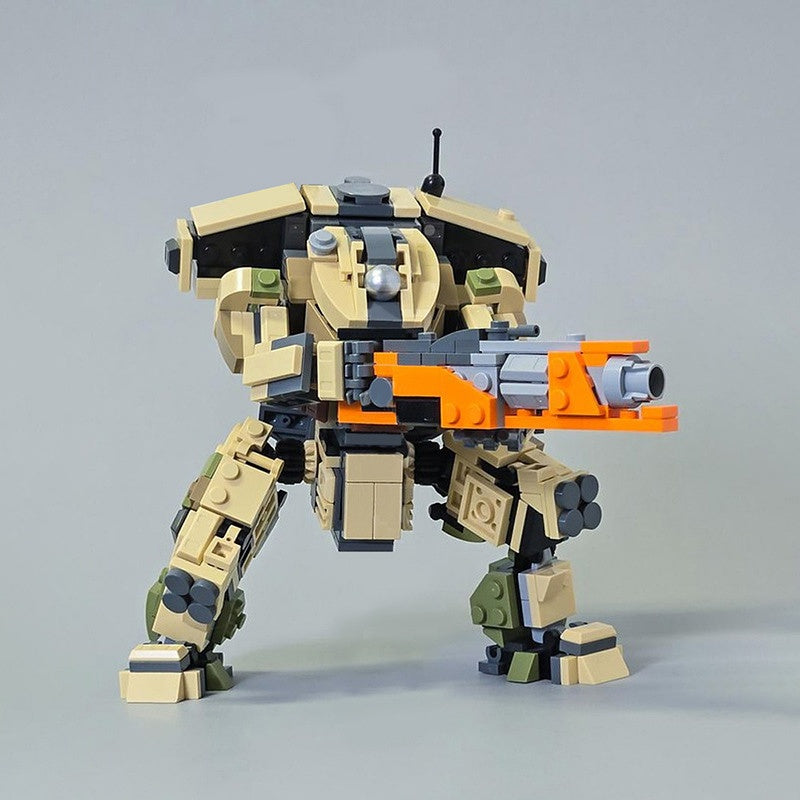 Heavy Flame Combat Titan Mecha Building Kit | LEGO-Compatible MOC - 3