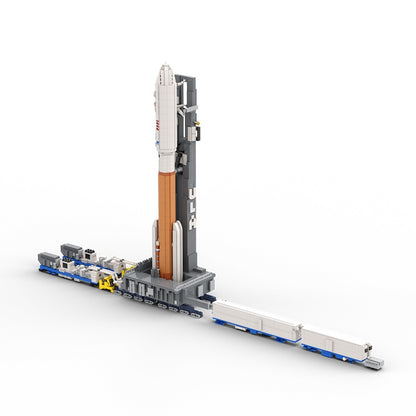 Heavy-Lift Rocket Transporter MOC Building Kit | 1:110 Display - 2