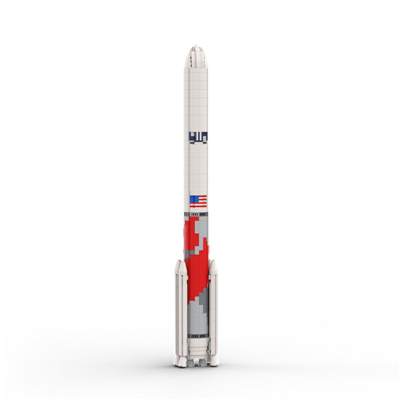 Heavy-Lift Vulcan-Class Space Rocket Building Kits | 1:110 Scale | LEGO-Compatible MOC - 1