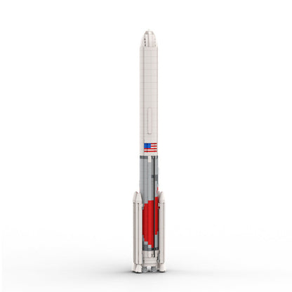 Heavy-Lift Vulcan-Class Space Rocket Building Kits | 1:110 Scale | LEGO-Compatible MOC - 2