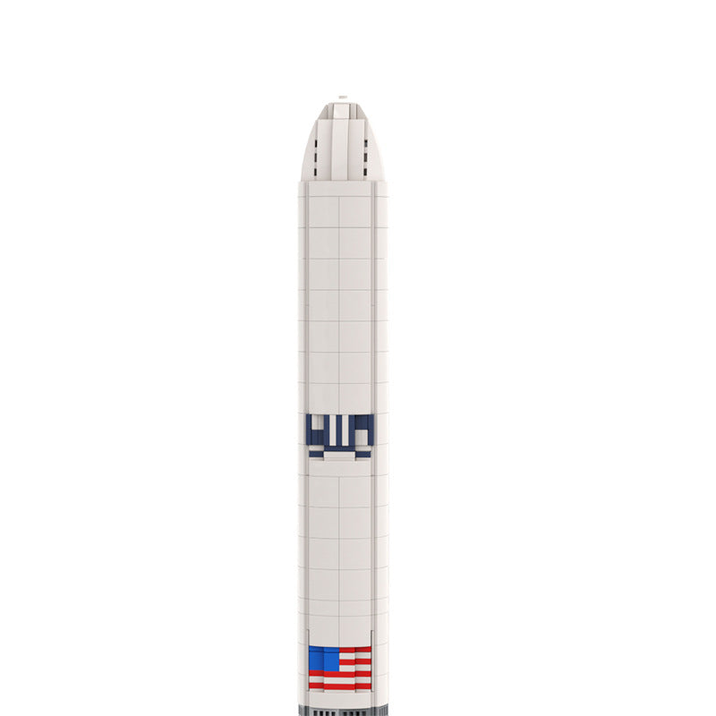 Heavy-Lift Vulcan-Class Space Rocket Building Kits | 1:110 Scale | LEGO-Compatible MOC - 4