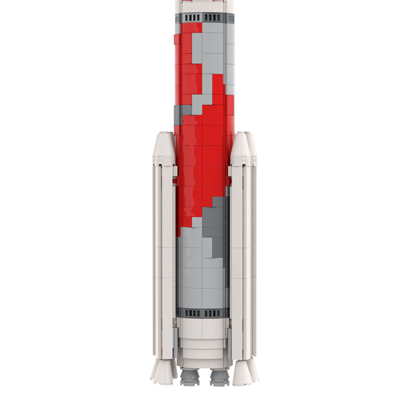 Heavy-Lift Vulcan-Class Space Rocket Building Kits | 1:110 Scale | LEGO-Compatible MOC - 5