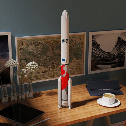 Heavy-Lift Vulcan-Class Space Rocket Building Kits | 1:110 Scale | LEGO-Compatible MOC - 6