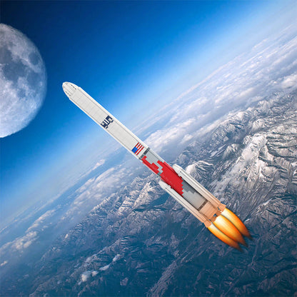 Heavy-Lift Vulcan-Class Space Rocket Building Kits | 1:110 Scale | LEGO-Compatible MOC - 7