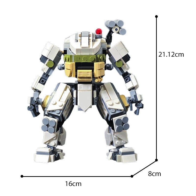 Heavy Ogre-Type O-Class Assault Titan Mech Building Kit | LEGO-Compatible MOC - 5