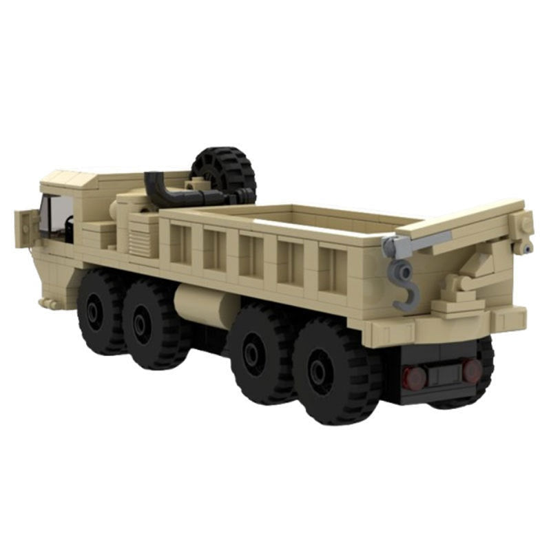 Heavy Tactical Truck 8x8 MOC Building Kit | Military Vehicle Model - 2