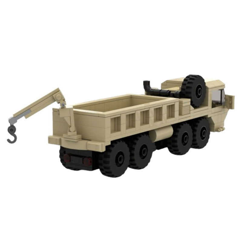 Heavy Tactical Truck 8x8 MOC Building Kit | Military Vehicle Model - 3