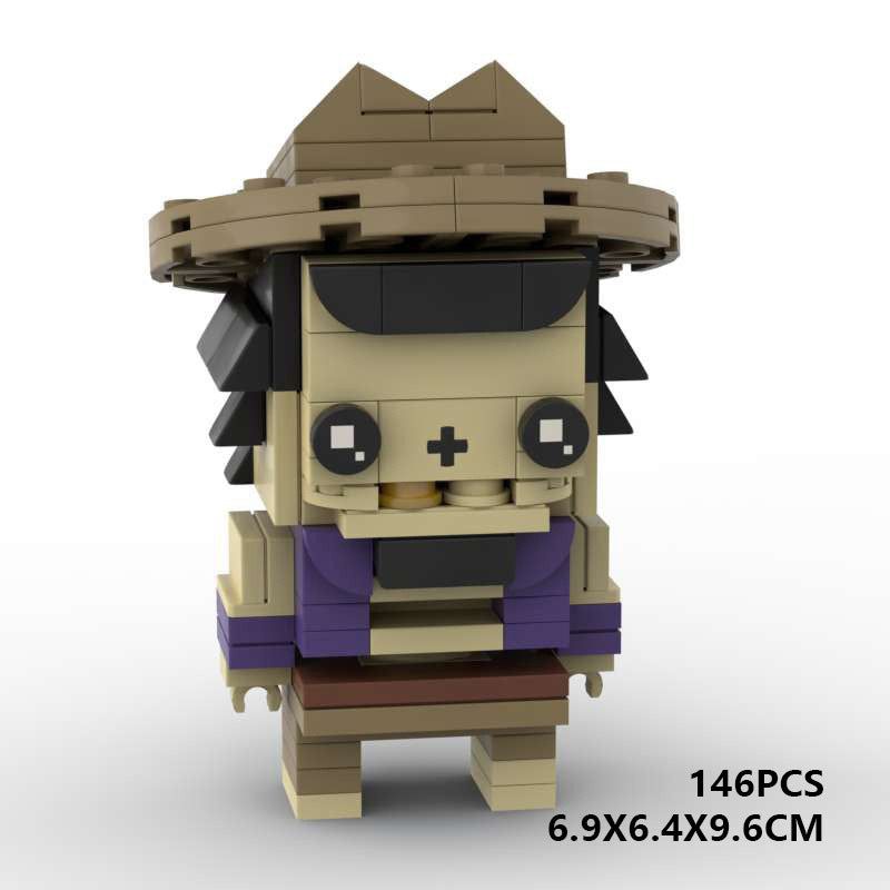 hector brickheadz moc building set | coco lego compatible set - 2